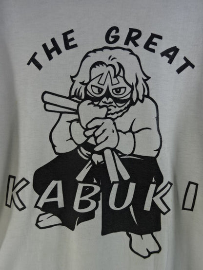 ザ・グレート・カブキ イラスト Tシャツ①(ホワイト)