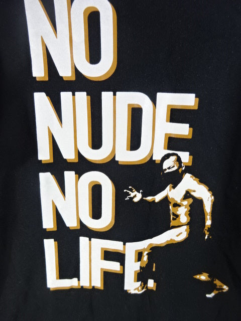 佐藤光留 NO NUDE NO LIFE ロングスリーブTシャツ①(ブラック)
