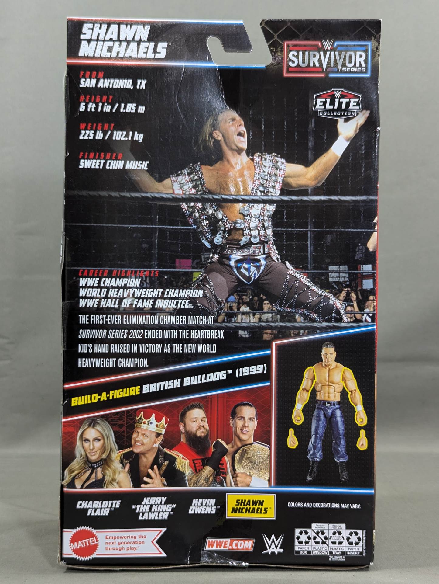 ショーンマイケルズ　フィギア　WWF WWE Amazon.co.jp: WWE エリートレジェンドコレクション 6インチ