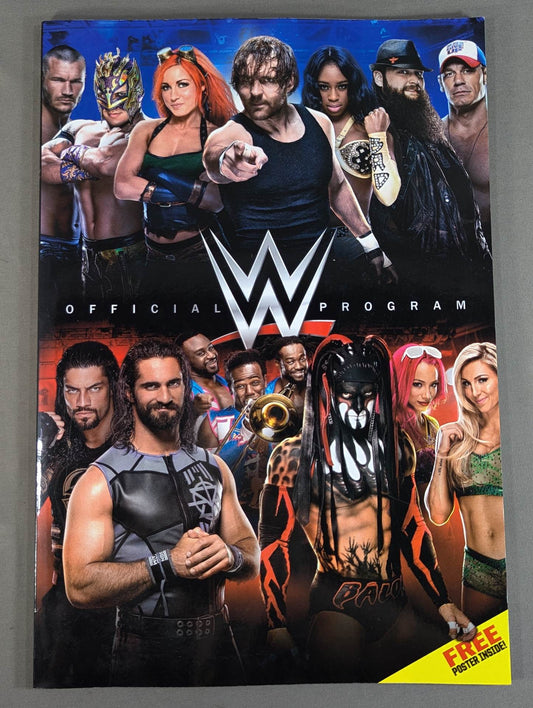 WWE OFFICIAL PROGRAM 2016