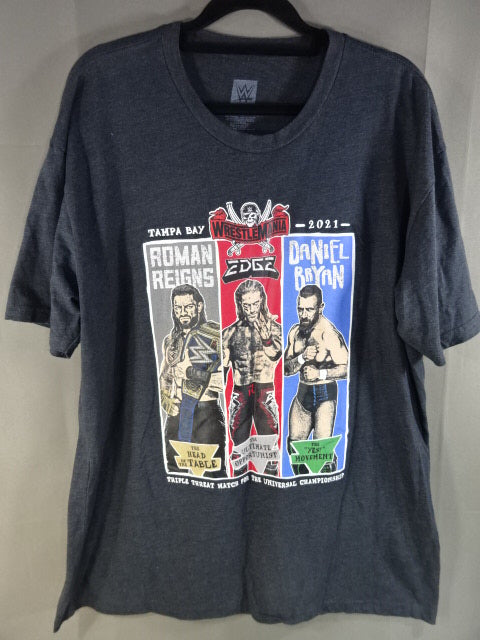 WRESTLEMANIA 37 ローマン・レインズvsエッジvsダニエル・ブライアン Tシャツ