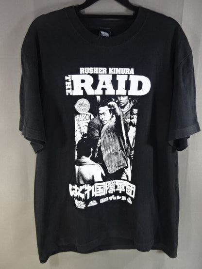 THE RAID-はぐれ国際軍団(ラッシャー木村) Tシャツ①(ブラック)