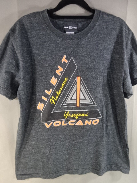 中之上靖文  SILENT VOLCANO Tシャツ①(グレー)
