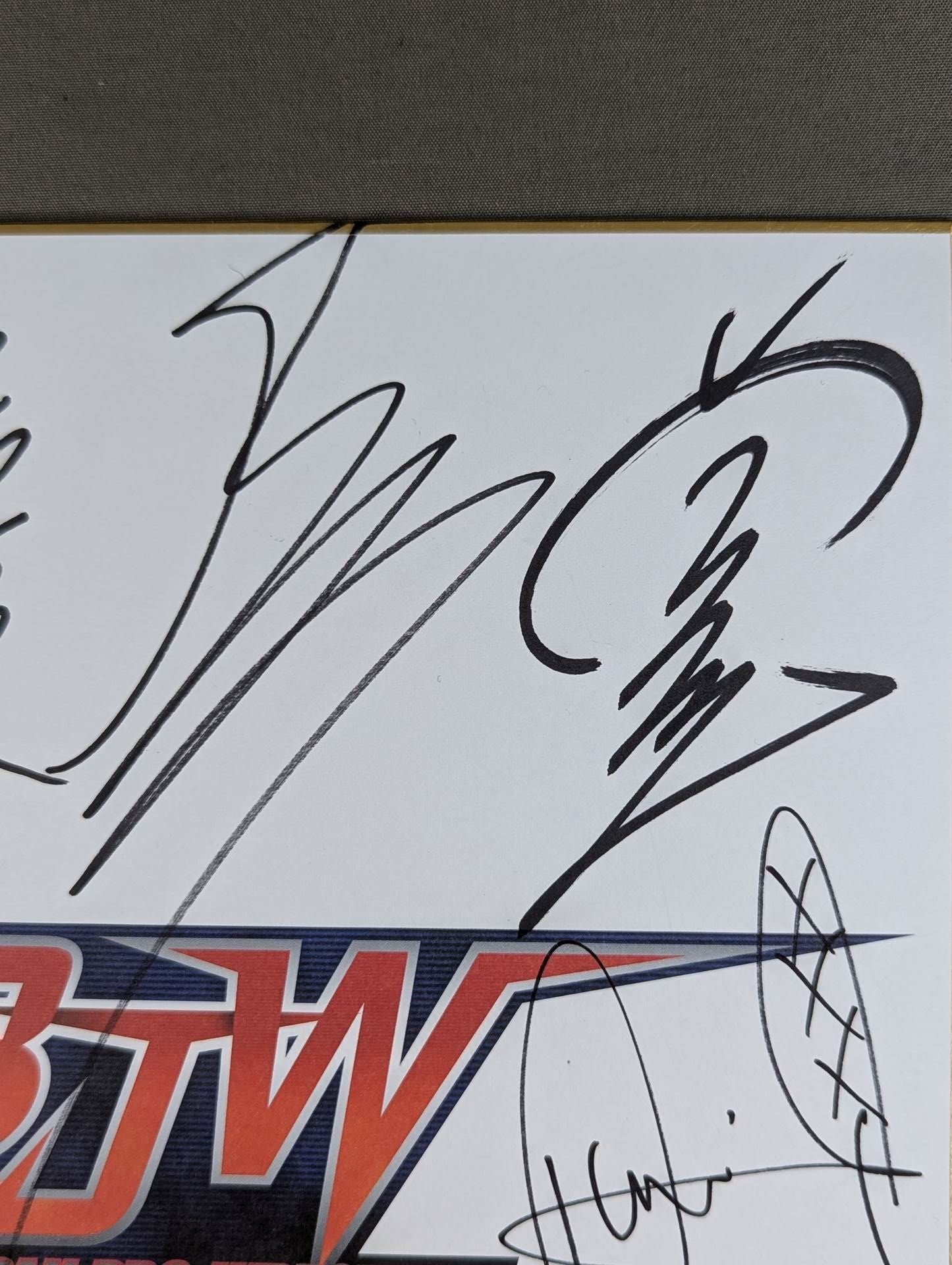 UWF 5選手　寄せ書きサイン色紙 大日本プロレス 10選手寄せ書き(BJW専用色紙) – 闘道館