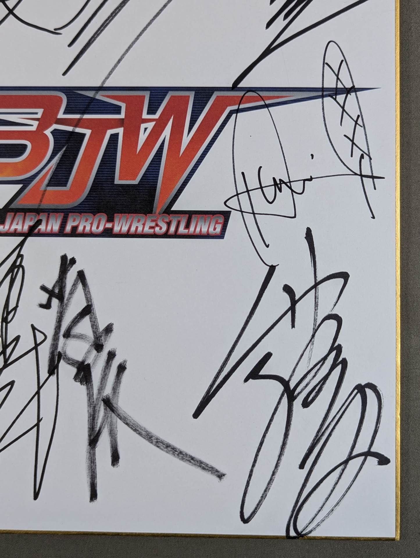 UWF 5選手　寄せ書きサイン色紙 大日本プロレス 10選手寄せ書き(BJW専用色紙) – 闘道館