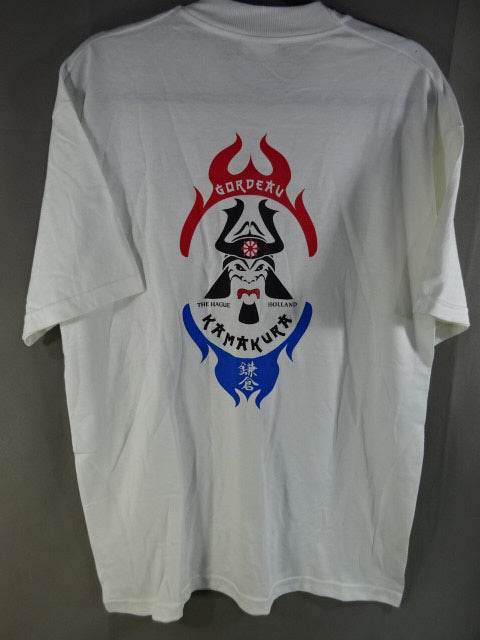 【直筆サイン入り】ジェラルド・ゴルドー ドージョー・カマクラ Tシャツ①(ホワイト)