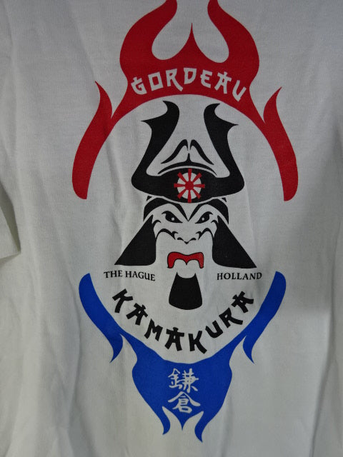 【直筆サイン入り】ジェラルド・ゴルドー ドージョー・カマクラ Tシャツ①(ホワイト)