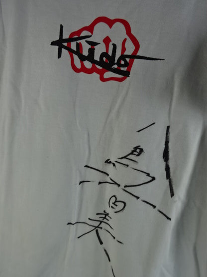 【八島有美 直筆サイン入り】空道 Tシャツ①(ホワイト)