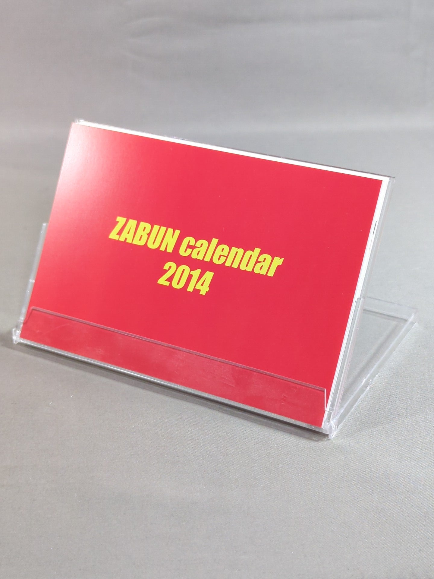 ZABUN「2014年」卓上カレンダー