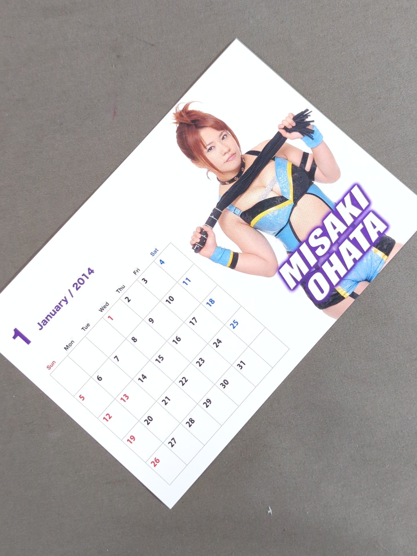 ZABUN「2014年」卓上カレンダー