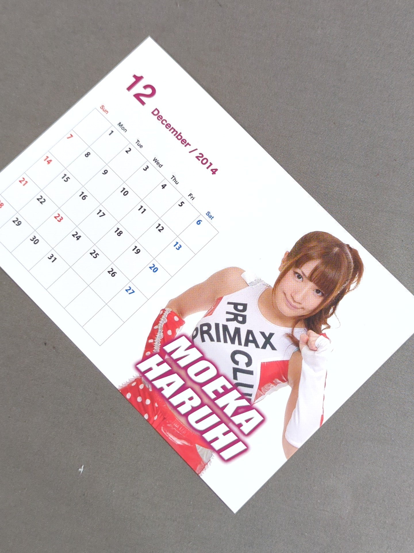 ZABUN「2014年」卓上カレンダー