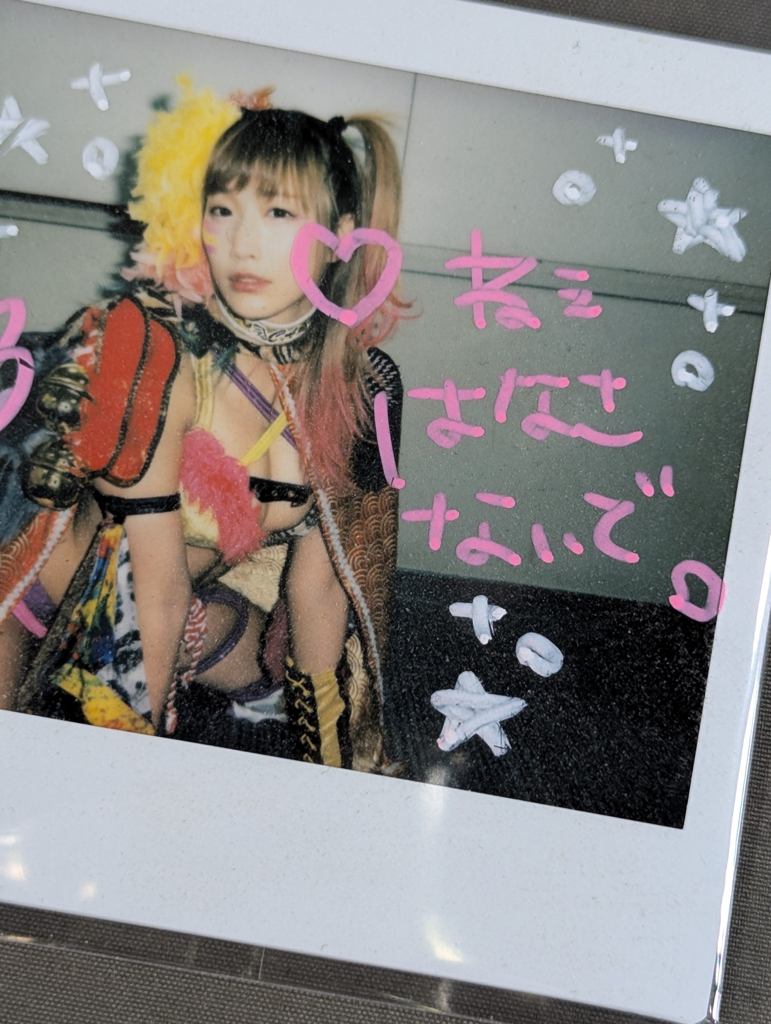 ウナギサヤカ　サイン入り　チェキ ウナギサヤカ サイン入り チェキ スターダム 女子プロレス