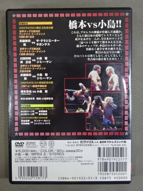 笑激！タイトルマッチ　プライズファイター　VHS　字幕版 ☆ODAWARA”危険地帯”爆発☆ 逆襲!! 人間生け花釘板デスマッチ