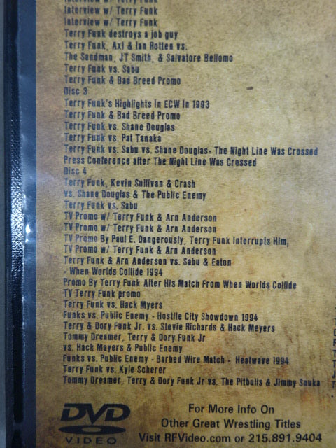 DESPERADO THE TERRY FUNK IN ECW COLLECTION