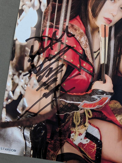 舞華 直筆サイン入り スターダムポートレート(P-3)