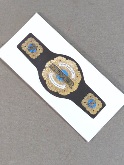 ★ ★ not sold in stores New Japan Pro Wrestling "NEVER Indiscriminate Belt" Sticker