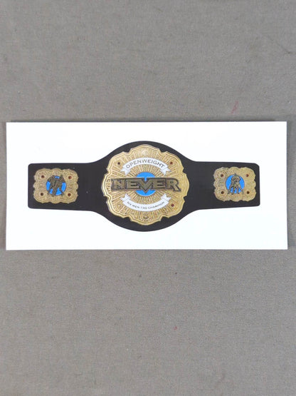 ★ ★ not sold in stores New Japan Pro Wrestling "NEVER Indiscriminate Belt" Sticker