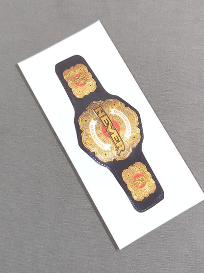★非売品★ 新日本プロレス「NEVER無差別級ベルト」ステッカー