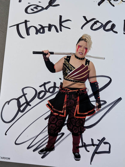 Natsuko Tora  hand signed autograph  Starda Pro-Photo (A-9)