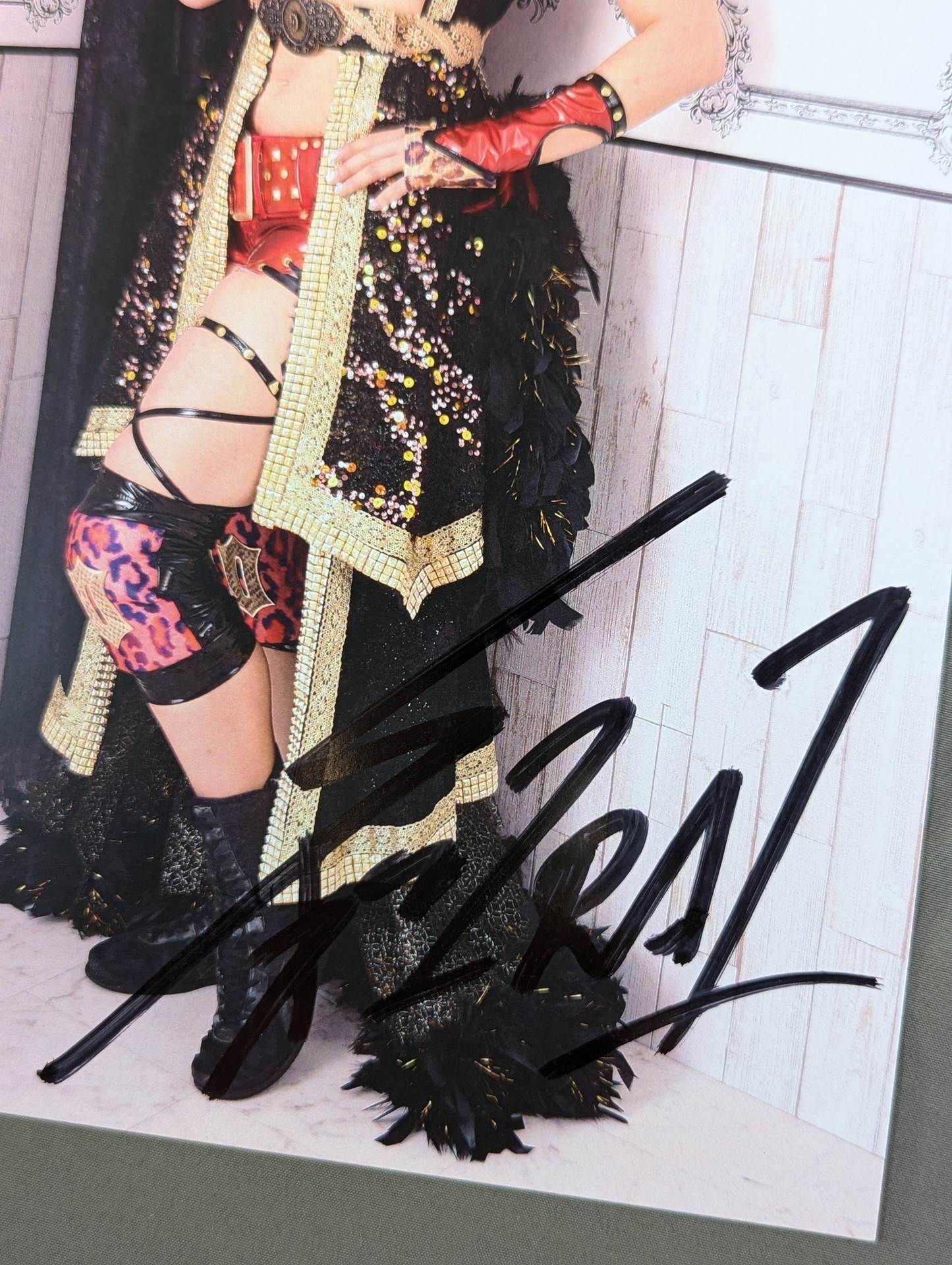 ★LAST MATCH OF STARDOM★ Io Shirai (Iyo Sky) hand signed autograph  Pro-Photo  (G-8 )