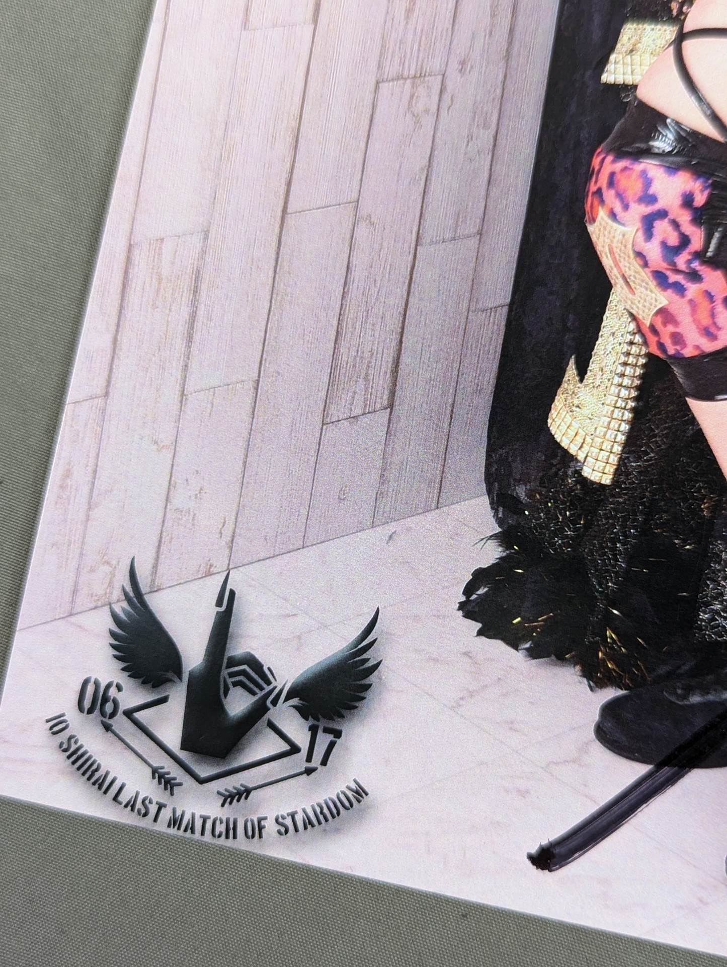 ★LAST MATCH OF STARDOM★ Io Shirai (Iyo Sky) hand signed autograph  Pro-Photo  (G-8 )