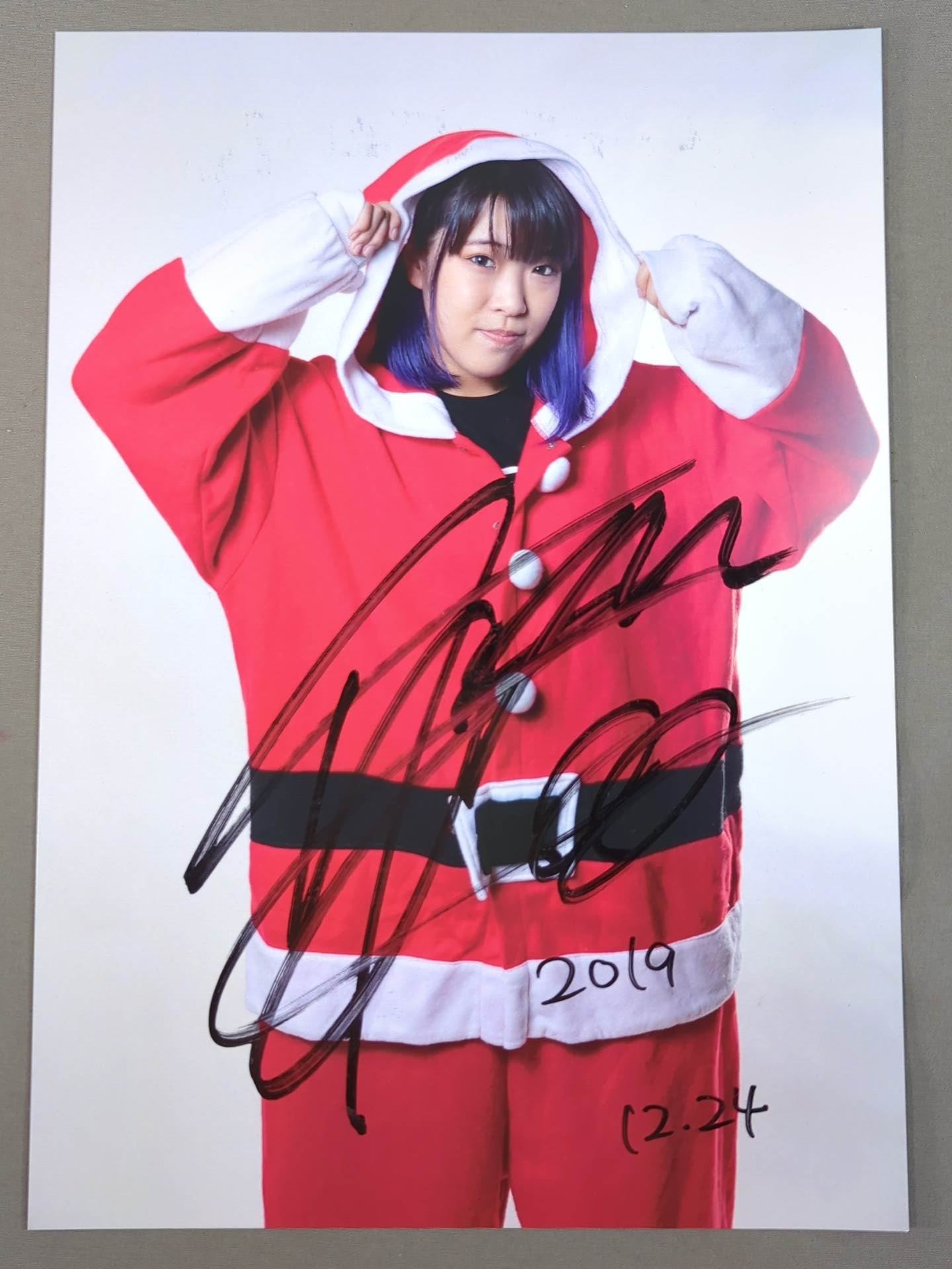 小波⬛️スターダム⬛️直筆サイン入りポートレート 2025年最新】小波