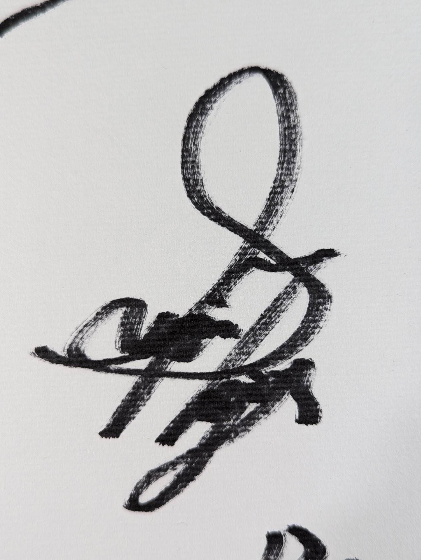 スーパータイガー佐山聡直筆サイン色紙初代タイガーマスク②