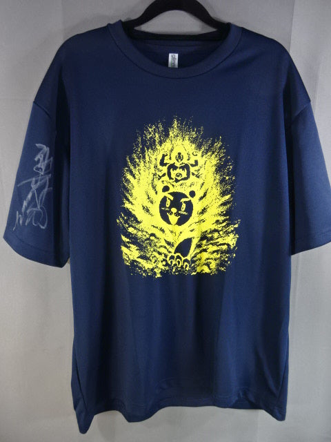 【直筆サイン入り】船木誠勝ドライTシャツ①(ネイビー)