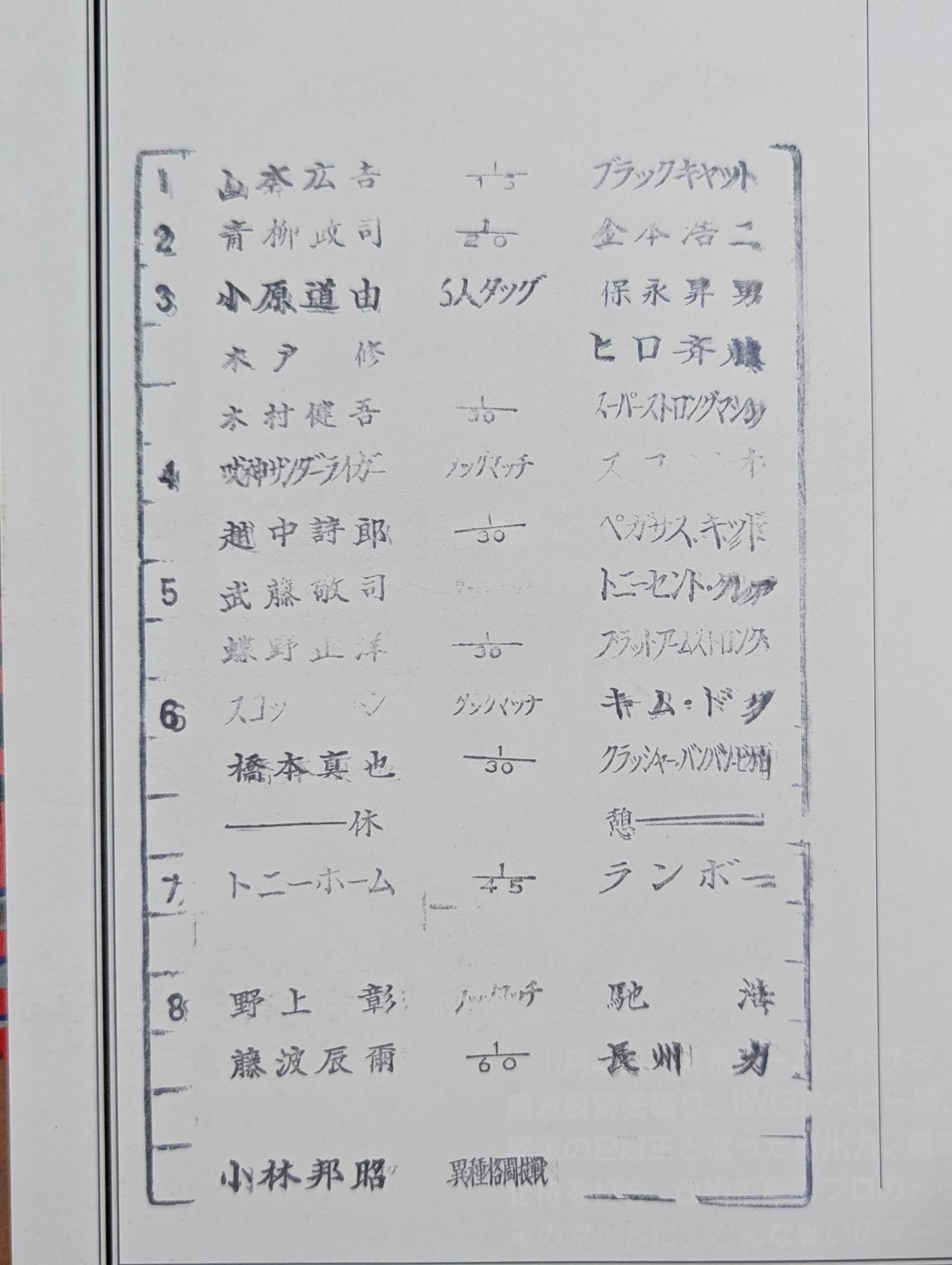 ★小林邦昭vs齋藤彰俊 異種格闘技戦★ 闘魂スペシャル74