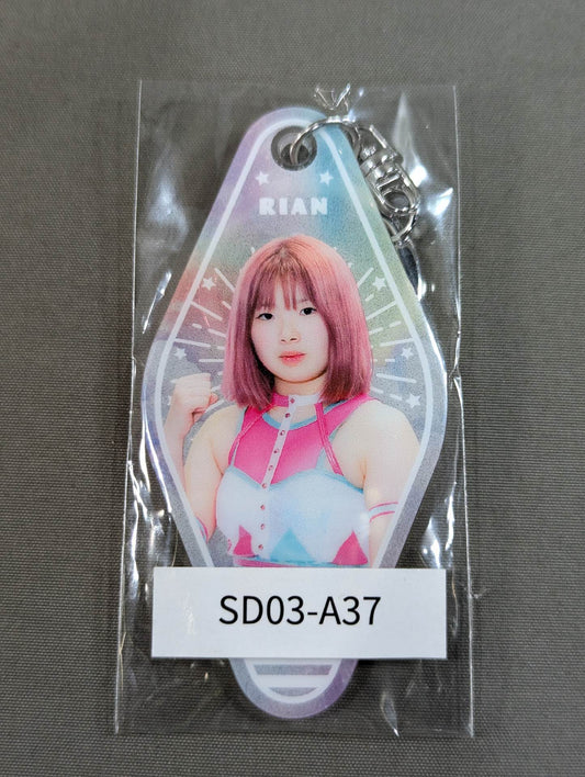梨杏 STARDOM×ウェブポン アクリルモーテルキーホルダー