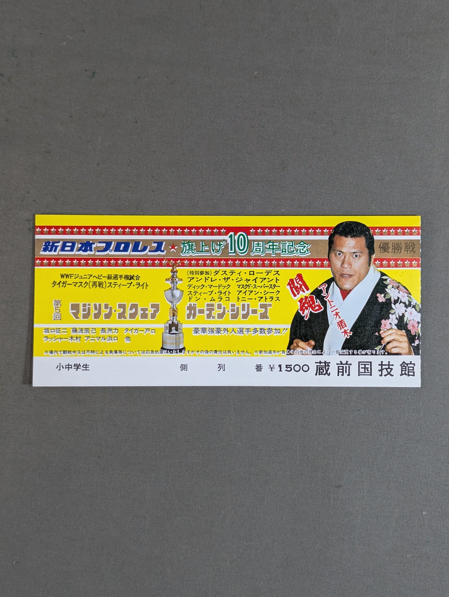 ★ 10th Anniversary ★ of Flag Raising 82 The 5th Madison Square Garden Series [Championship]