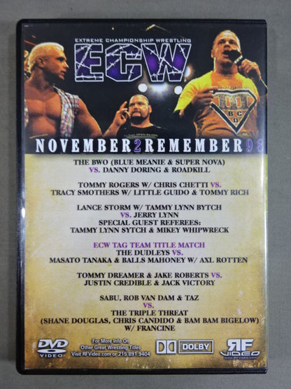 ECW NOVEMBER 2 REMEMBER ’98