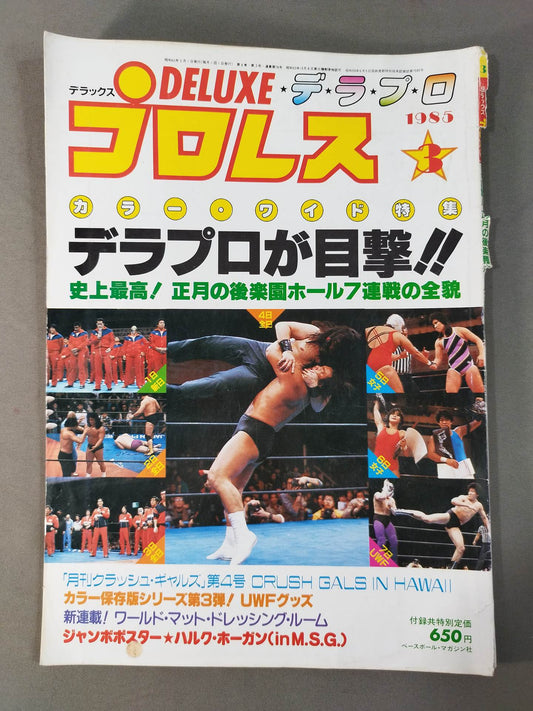 デラックスプロレス 1985年3月号