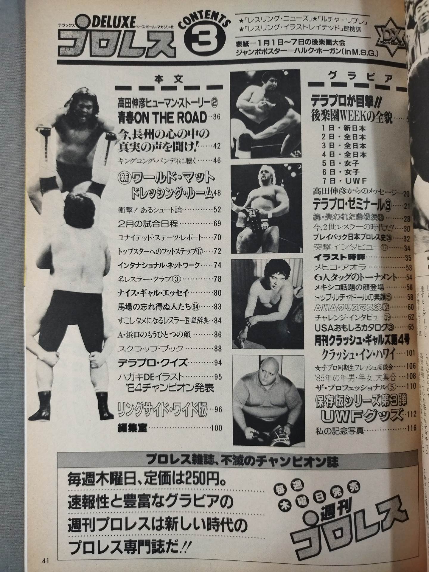 デラックスプロレス 1985年3月号