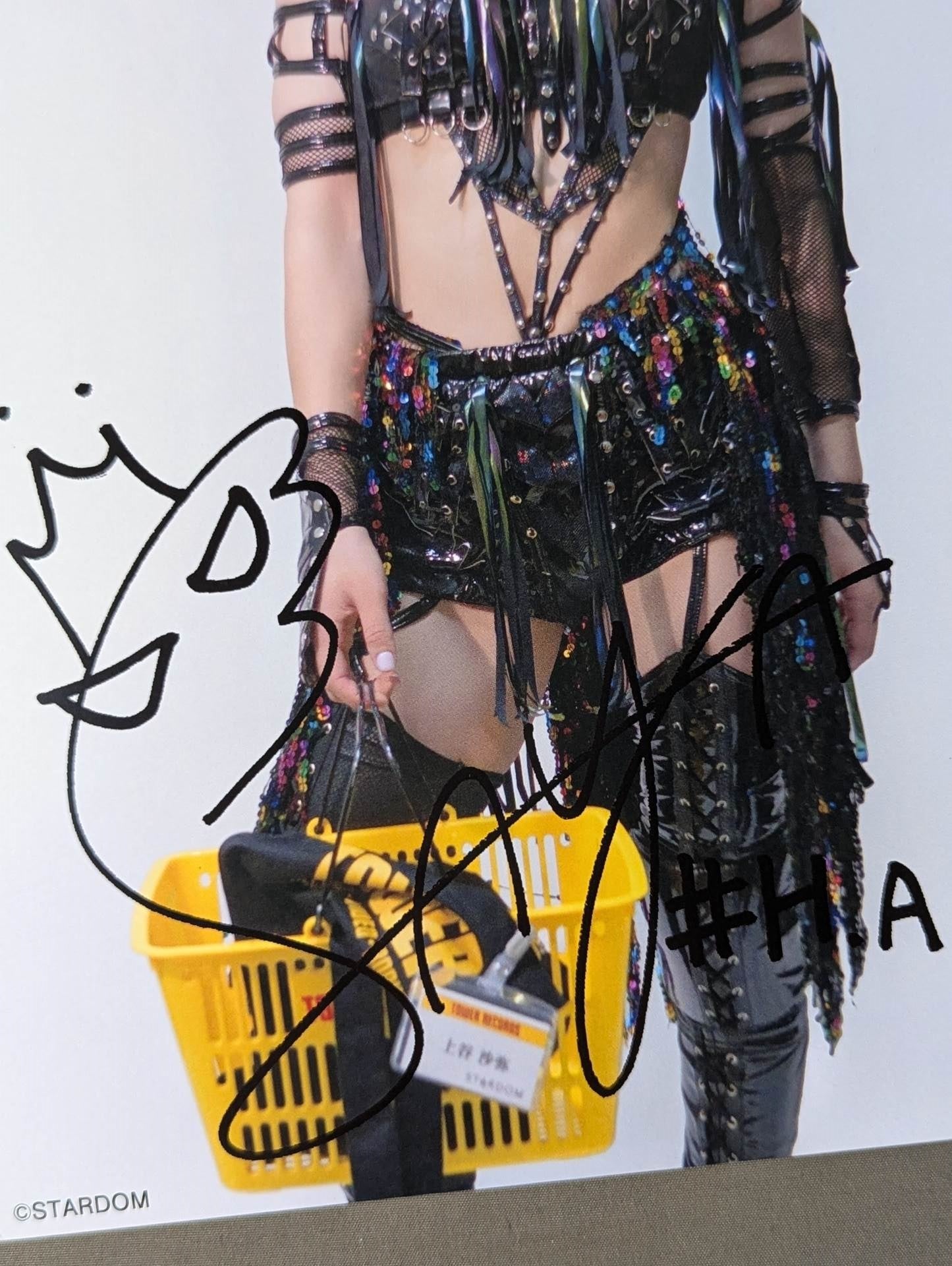 スターダム　激レアポートレート 上谷沙弥 スターダム×TOWER RECORDS 2024 Ver.2 ポートレート
