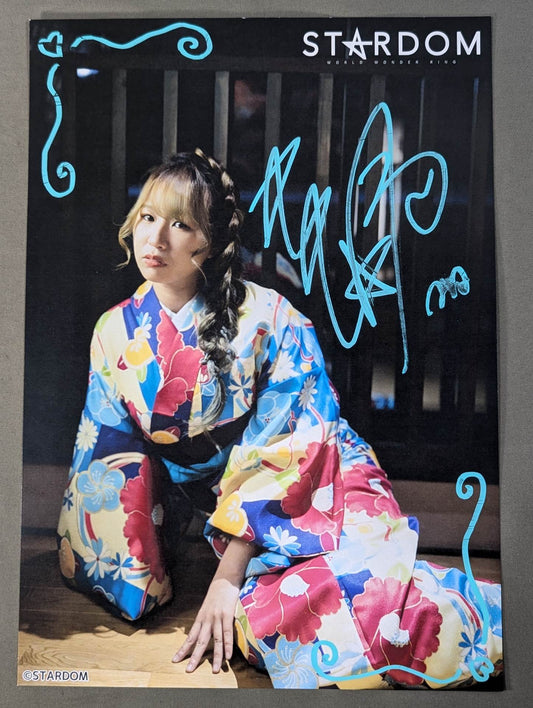 渡辺桃 直筆サイン入り スターダムポートレート(I-3)