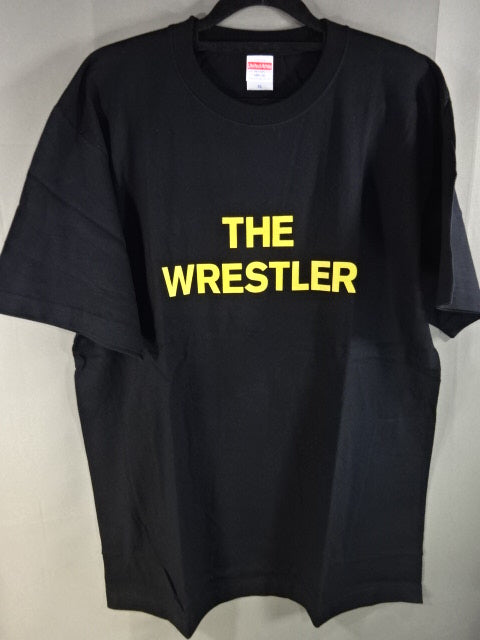 柴田勝頼 THE WRESTLER Tシャツ(ブラック×マスタード)