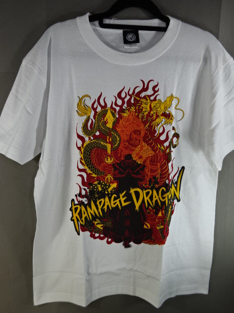 鷹木信悟 不動龍 Tシャツ(ホワイト)