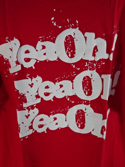 中邑真輔 YeaOh!×3 Tシャツ①(レッド)
