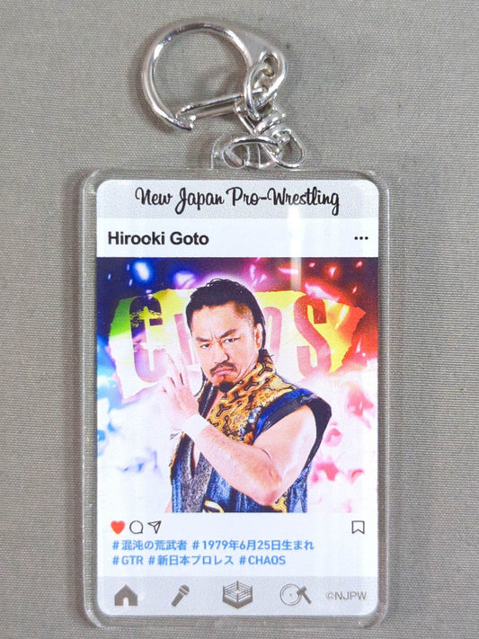 ★ New Japan Pro Wrestling Lottery 2020★ Hirooki Goto  Acrylic Keychain