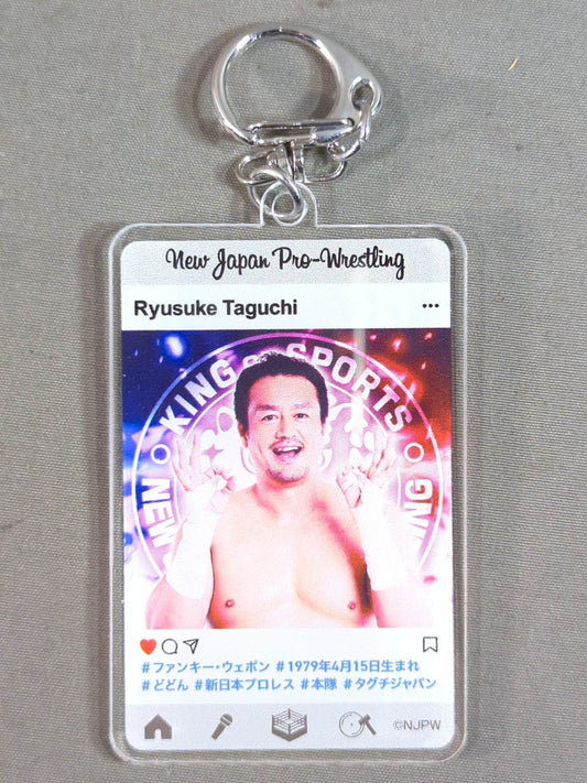 ★ New Japan Pro Wrestling Lottery 2020★ Taguchi Ryusuke  Acrylic Keychain