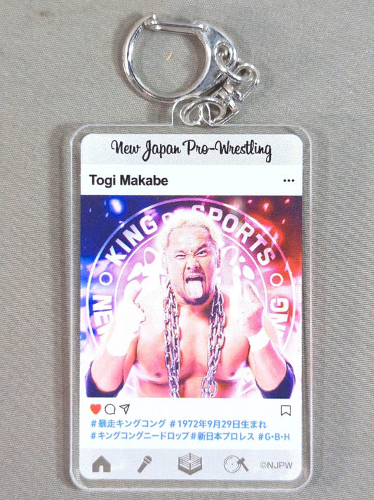 ★ New Japan Pro Wrestling Lottery 2020★ Togi Makabe  Acrylic Keychain