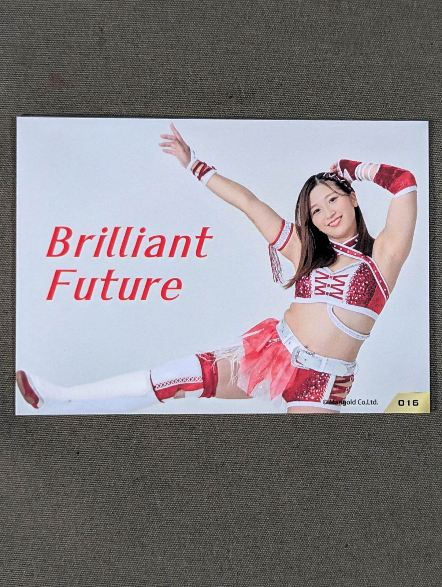 MARIGOLD公式トレーディングカード 青野未来 サイン入り 2025 MARIGOLD CARD COLLECTION 青野未来 公式サインカード – 闘道館