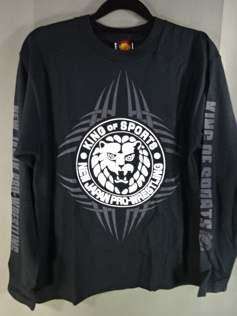 Lion Mark  Long Sleeve T-Shirt (2) (Black)