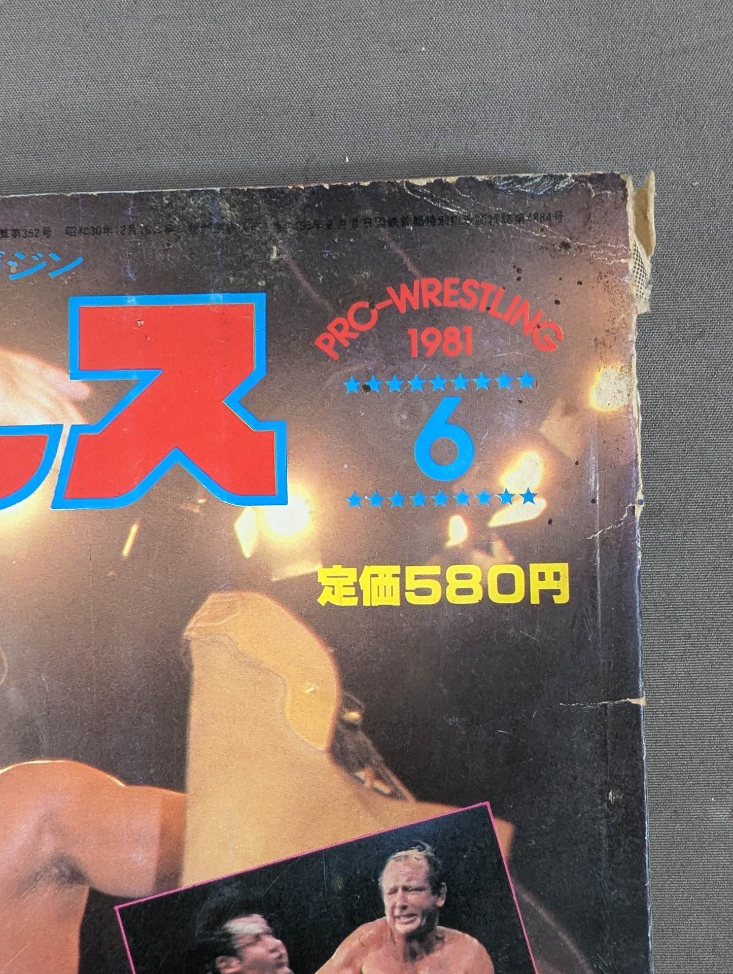 月刊プロレス 1981年3月号 通巻349号 ベースボールマガジン社 G馬場 月刊プロレス 1981年6月号 – 闘道館