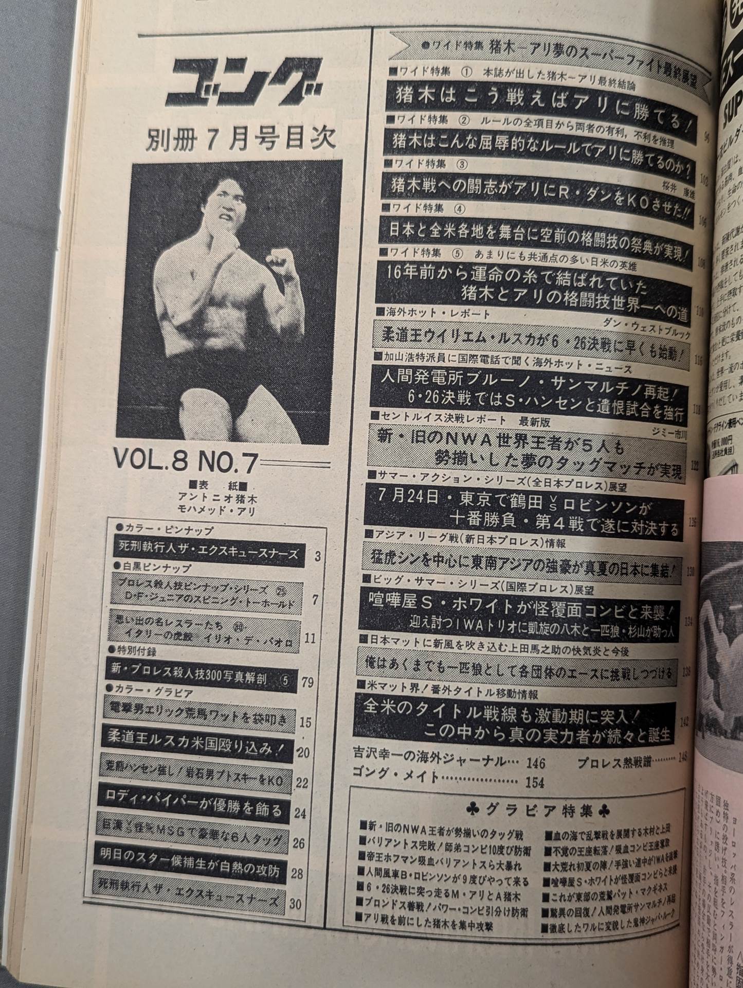 別冊ゴングVol.8 No.8 – 闘道館