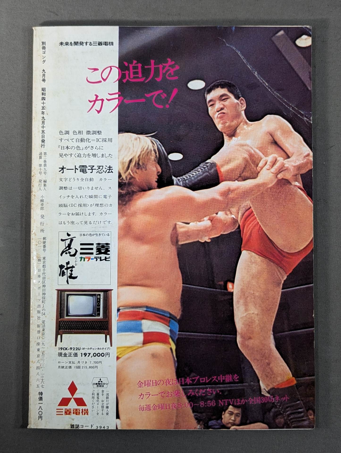 別冊ゴングVol.2 No.9