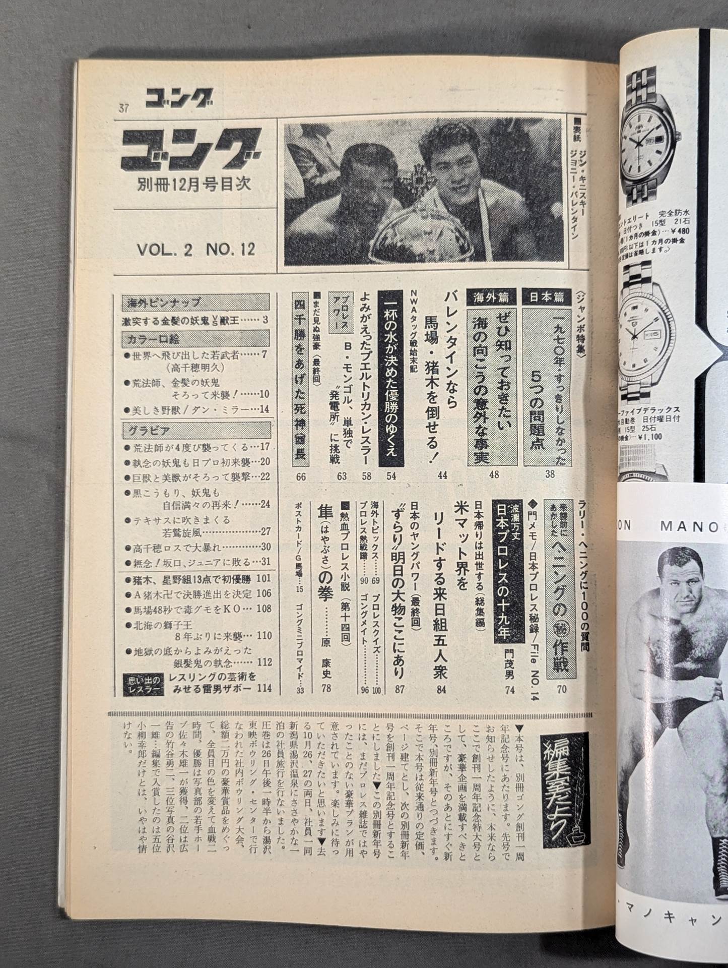 別冊ゴングVol.2 No.12