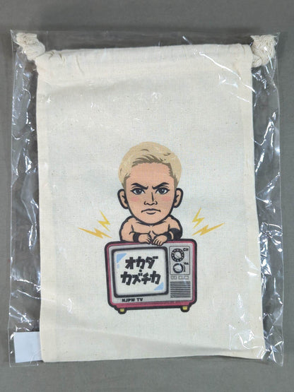 ★ Retro version ★ Kazuchika Okada Moba Gacha drawstring