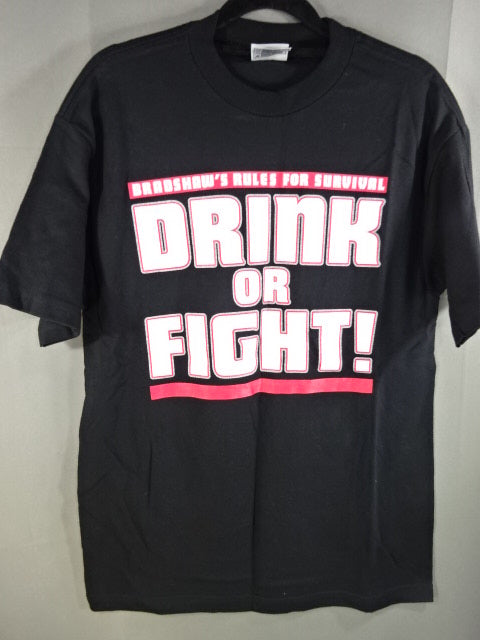 ブラッドショー「DRINK OR FIGHT!」Tシャツ